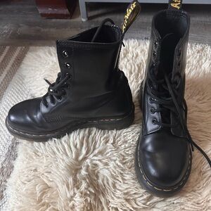 Doc Martens Black Lace Up Boots